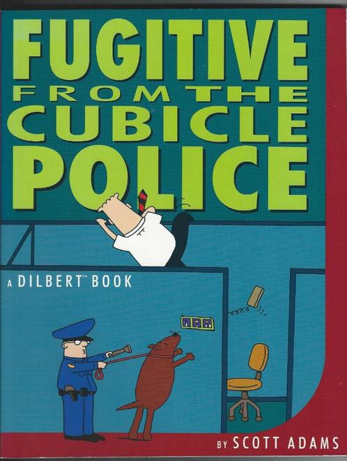 Dilbert: Fugitive from the cubicle police, Boeken, Strips | Comics, Gelezen, Eén comic, Amerika, Ophalen of Verzenden