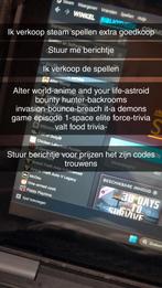 Steam games codes, Ophalen of Verzenden, Zo goed als nieuw