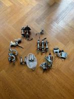 Lot Shimano onderdelen, Fietsen en Brommers, Fietsonderdelen, Crankstel of Pedalen, Gebruikt, Racefiets, Ophalen of Verzenden