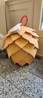 Scandinavische Houten Hanglamp, Huis en Inrichting, Lampen | Hanglampen, Ophalen, Nieuw, Scandinavisch, Minder dan 50 cm