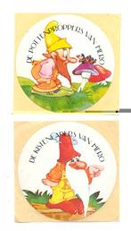 2 stickers       HERO   afb. kabouter, Verzamelen, Stickers, Ophalen of Verzenden, Zo goed als nieuw, Overige typen