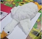 Pluche gans ongeveer 40 CM, Verzenden, Nieuw, Overige typen