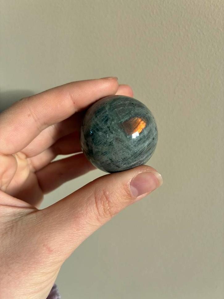 Labradoriet bol, Sieraden, Tassen en Uiterlijk, Edelstenen, Ophalen of Verzenden