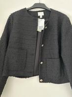 Bloucé Blazer - Zwart/Lichtblauw - Maat M, Maat 38/40 (M), Zwart, Nieuw, Ophalen of Verzenden