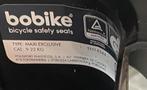 Bobike fietsstoeltje achter, zwart, 9 t/m 18 kg, Nieuw, Voetsteuntjes, Achterzitje