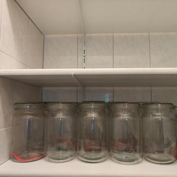 Vintage weckflessen 1 en 1  1/2 liter beschikbaar voor biedingen