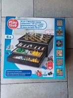 Spellendoos nieuw in verpakking! 10 in 1 hout 1-6 personen, Kinderen en Baby's, Speelgoed | Houten speelgoed, Ophalen of Verzenden