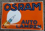 Osram auto lampen emaille reclame bord mancave garage borden, Verzamelen, Merken en Reclamevoorwerpen, Reclamebord, Ophalen of Verzenden