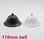 1x Plafond kapje wit rond 110mm, diep 56 mm, Ophalen of Verzenden, Nieuw, Metaal
