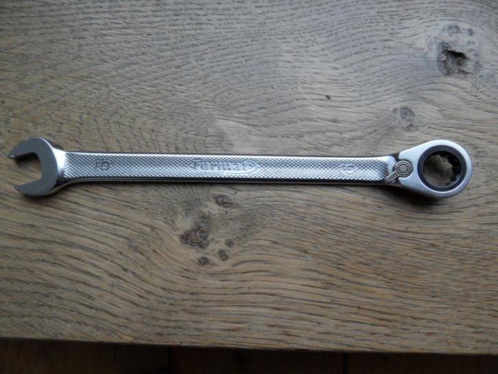 Format ringratel steeksleutel omschakelbaar 10 13, Auto diversen, Autogereedschap, Gebruikt, Ophalen of Verzenden