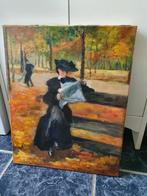 Replica van Isaac Israels (1865-1934) - Een Elegante Dame, Antiek en Kunst, Ophalen of Verzenden