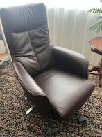 Relax fauteuil donker roodbruin leder in perfecte staat, Huis en Inrichting, Fauteuils, Ophalen, Zo goed als nieuw, Leer, 75 tot 100 cm