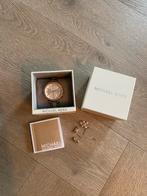 Michael Kors Rosé Gouden Horloge, Ophalen of Verzenden, Zo goed als nieuw, Staal, Met strass