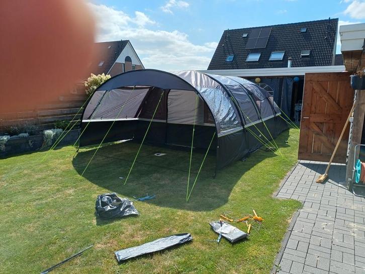6-Persoons Tent - 3 Slaapkamers - Zo Goed Als Nieuw, Caravans en Kamperen, Tenten, Zo goed als nieuw, Ophalen of Verzenden