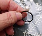IXXI Ring Maat 17 - Witte Parel, Sieraden, Tassen en Uiterlijk, Ringen, Overige materialen, Zwart, Ophalen of Verzenden, Zo goed als nieuw
