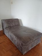 Longchair lounge bruingrijs het Anker Fred de la Bretoniere, Huis en Inrichting, Ophalen, 150 tot 200 cm, Tweepersoons, 75 tot 100 cm