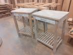 sidetable, bijzettafel buitenkeuken, gangkast, Ophalen, Nieuw, 25 tot 50 cm, Rechthoekig