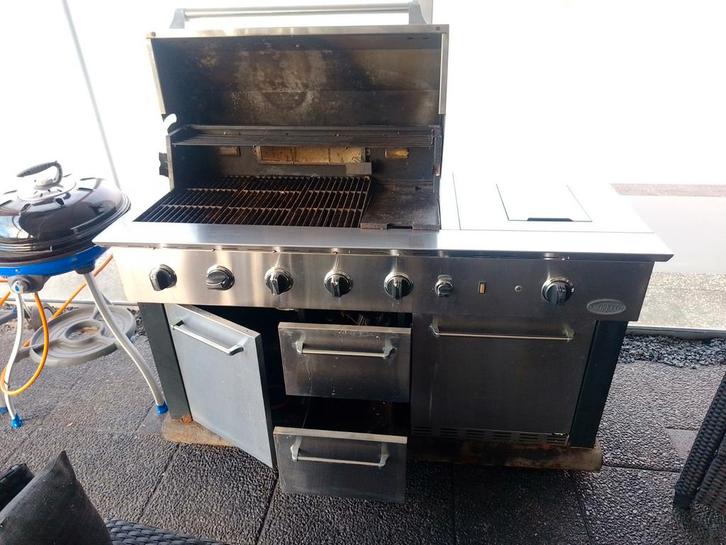 Boretti Buitenkeuken BBQ met Koelkast, Tuin en Terras, Gasbarbecues, Gebruikt, Ophalen of Verzenden