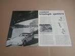 Test (uit oud tijdschrift) Triumph Spitfire (1965), Verzamelen, Automerken, Motoren en Formule 1, Verzenden