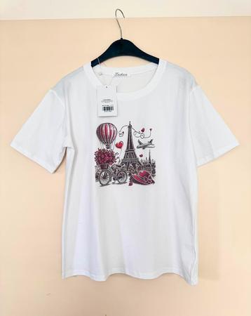 Nieuw glitter t-shirt one size beschikbaar voor biedingen