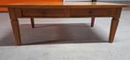 Teakhouten Salontafel met Lades, Ophalen, Gebruikt, Minder dan 50 cm, Rechthoekig