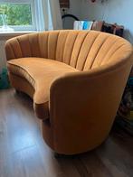 Okergele 2-zits bank, Huis en Inrichting, Banken | Bankstellen, Ophalen, 75 tot 100 cm, Tweepersoons, 150 tot 200 cm