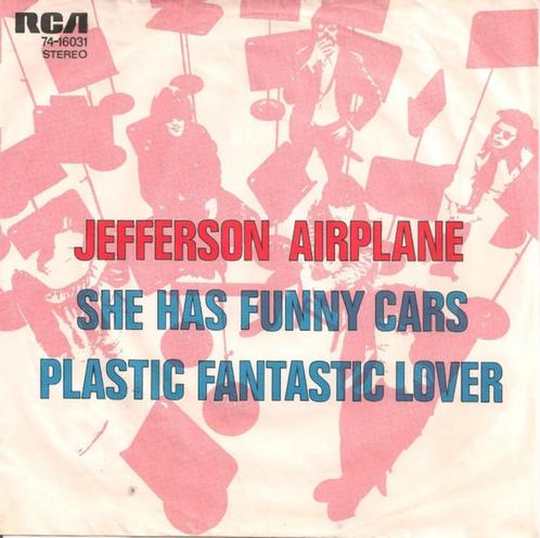 single vinyl  JEFFERSON AIRPLANE – She Has Funny Cars (1970), Cd's en Dvd's, Vinyl Singles, Gebruikt, Single, Rock en Metal, 7 inch