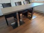 6 persoons eettafel, Huis en Inrichting, Tafels | Eettafels, Ophalen, 200 cm of meer, 50 tot 100 cm, Zo goed als nieuw