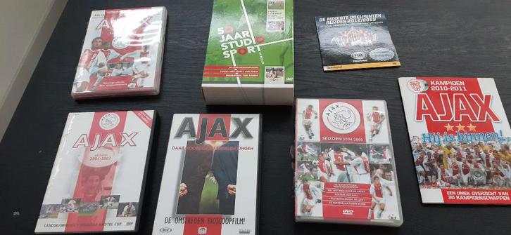 5 DVDS VAN AJAX-BOX VAN PAUL DE LEEUW-VERZAMEL DVDS, Cd's en Dvd's, Dvd's | Sport en Fitness, Zo goed als nieuw, Cursus of Instructie