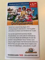 Kinderpretpark Julianatoren € 3,50 korting p.p. max 4 pers., Drie personen of meer, Kortingsbon, Overige typen