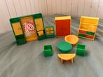 Retro poppenhuis set, Verzamelen, Poppenhuizen en Toebehoren, Ophalen of Verzenden, Zo goed als nieuw, Poppenhuis