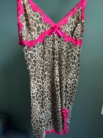 Panter negligé L bruin roze luipaard lingerie jurkje pyjama, Overige typen, Verzenden, Overige kleuren
