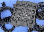 20 Stuks Meyer NETBOX GST - 4x230v - 45/90 + kabels, Ophalen, Zo goed als nieuw, Kabel of Snoer