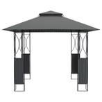 Paviljoen 3x3, partytent prieel antraciet GRATIS BEZORGD!, Verzenden, Minder dan 4 meter, Nieuw, Paviljoen