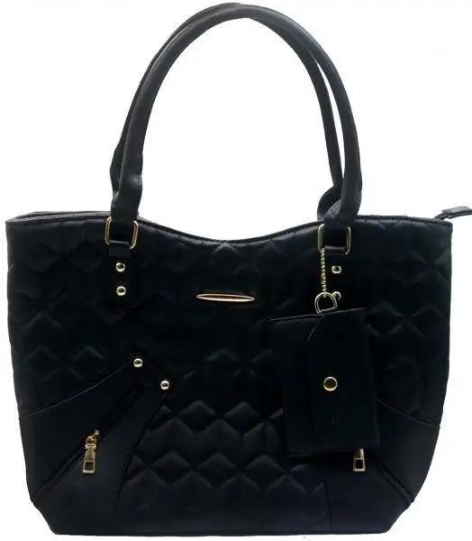 Stijlvolle geruite tas, Sieraden, Tassen en Uiterlijk, Tassen | Damestassen, Nieuw, Handtas, Zwart, Ophalen of Verzenden