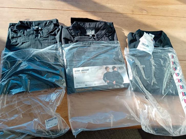 3 Nieuwe Koksbuizen - Diverse Maten Beschikbaar, Kleding | Heren, Kostuums en Colberts, Nieuw, Overige maten, Zwart, Ophalen of Verzenden