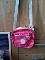 Super mooie kipling schoudertas met aapje, Ophalen of Verzenden, Zo goed als nieuw, Roze, Kipling