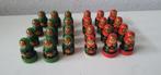 24x op de hand gemaakte Russische poppetjes hout, Antiek en Kunst, Ophalen of Verzenden