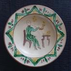 Vintage ca.1970's Roemeense steengoed bord Hutsul - Hucul, Antiek en Kunst, Antiek | Keramiek en Aardewerk, Ophalen of Verzenden