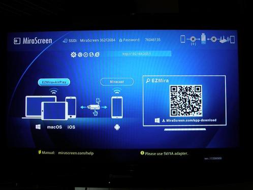 MiraScreen 5G Android HDMI TV stick mediaspeler, Audio, Tv en Foto, Mediaspelers, Gebruikt, Zonder harde schijf, HDMI, Ophalen