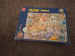 Jan van Haasteren puzzel 1500 st De Storm 01498, Ophalen of Verzenden, 500 t/m 1500 stukjes, Zo goed als nieuw, Legpuzzel