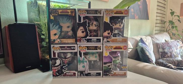Funko pop! My hero academia, league of legends, marvel, Verzamelen, Poppetjes en Figuurtjes, Ophalen of Verzenden