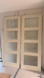 Ensuite schuifdeuren, Doe-het-zelf en Verbouw, Deuren en Horren, Gebruikt, 80 tot 100 cm, 215 cm of meer, Binnendeur