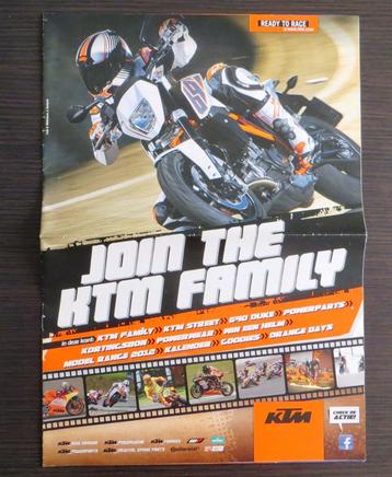 Folderkrant KTM Ready to race street 2012 - model range beschikbaar voor biedingen