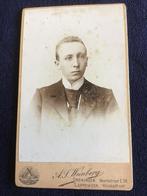CDV, Man, A.S. Weinberg, Groningen - Sappemeer, Ophalen of Verzenden, Voor 1940, Gebruikt, Foto