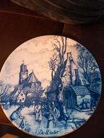 Delfts blauwe schilderijbord, Ophalen