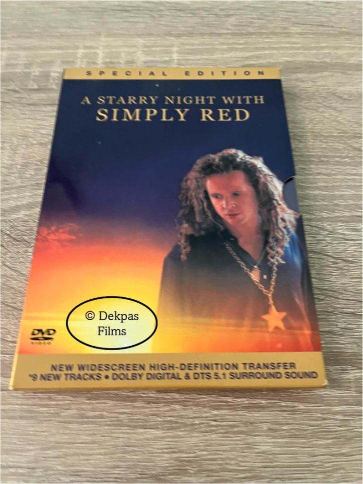 Dvd Simply Red - A Starry Night With Simply Red, Cd's en Dvd's, Dvd's | Muziek en Concerten, Gebruikt, Muziek en Concerten, Alle leeftijden