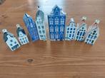8x Delfs blauwe huisjes, Bols, Gebruikt, Ophalen of Verzenden, Klm, X