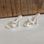 Wit slippers met hak voor Barbie, Ophalen of Verzenden, Gebruikt, Barbie