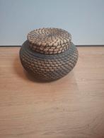 Handgemaakte Sierpot met Deksel, Ophalen, Overige materialen, Minder dan 50 cm, Gebruikt